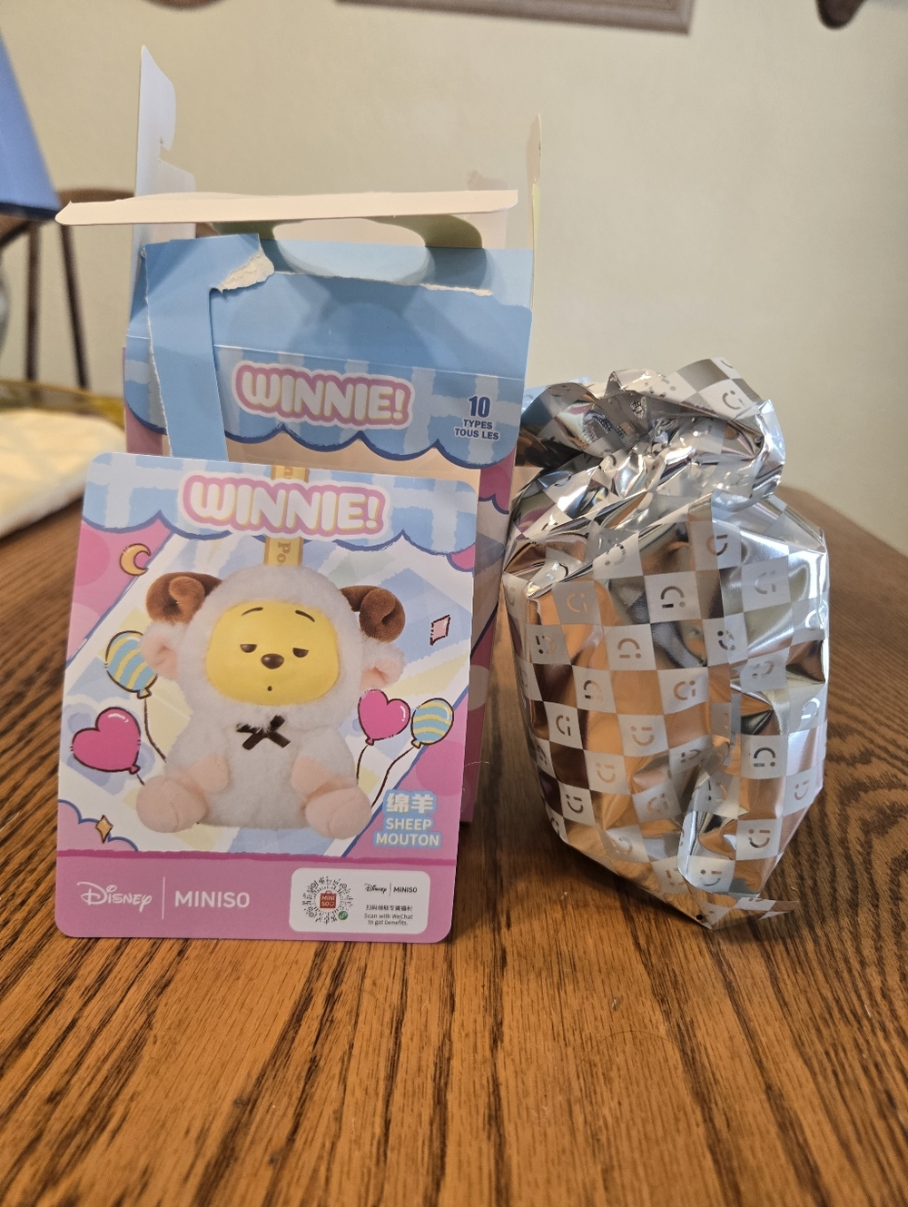 Miniso Blind Box Winnie the Pooh Sheep Plush - Yellow & White